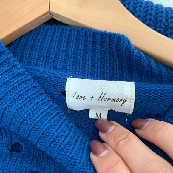 Knitted Ruffle Tiered Pullover Sweater M - Picture 2 of 4